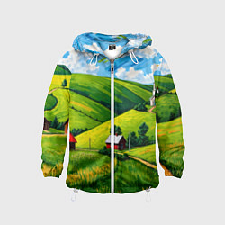 Детская ветровка Русская деревенька