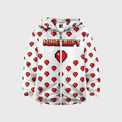 Детская ветровка Minecraft любовь