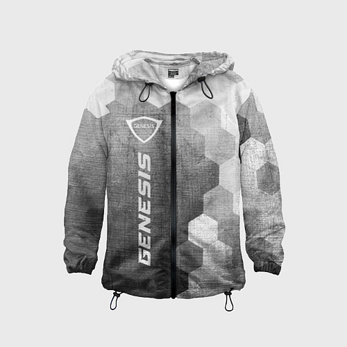 Детская ветровка Genesis - grey gradient по-вертикали / 3D-Черный – фото 1