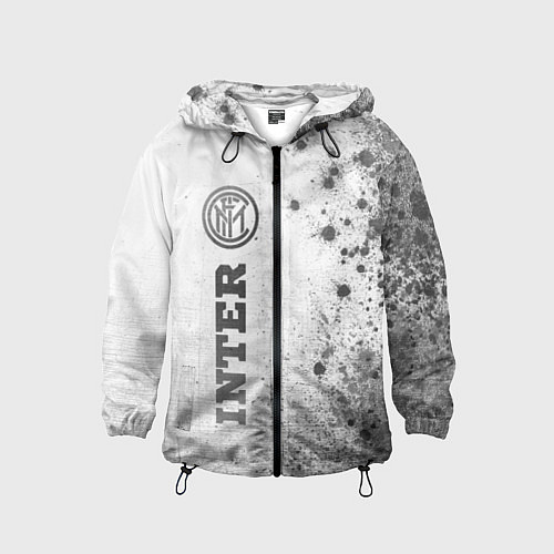 Детская ветровка Inter - white gradient по-вертикали / 3D-Черный – фото 1