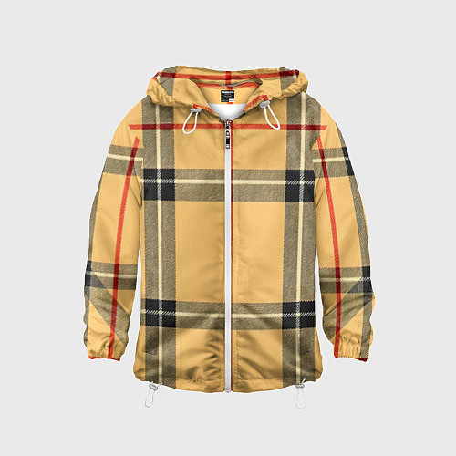 Детская ветровка Классическая клеточка / 3D-Белый – фото 1
