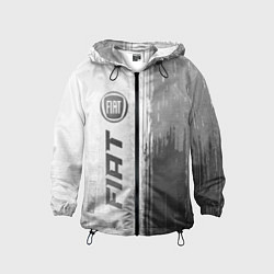 Детская ветровка Fiat - white gradient по-вертикали