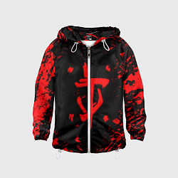 Детская ветровка Doom красные краски