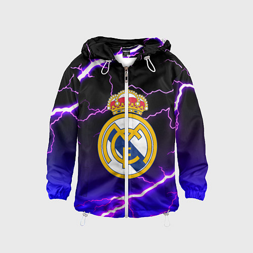 Детская ветровка Real Madrid storm / 3D-Белый – фото 1