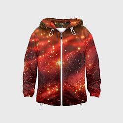 Детская ветровка Красная зернистая текстура