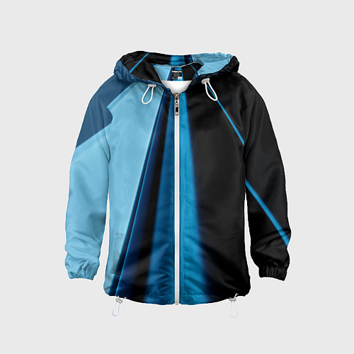 Детская ветровка Black blue / 3D-Белый – фото 1