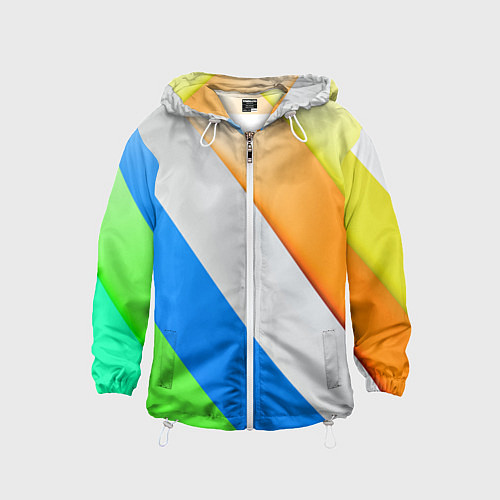 Детская ветровка Striped / 3D-Белый – фото 1