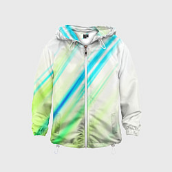 Ветровка с капюшоном детская Multicolored, цвет: 3D-белый