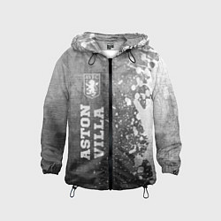 Детская ветровка Aston Villa - grey gradient по-вертикали