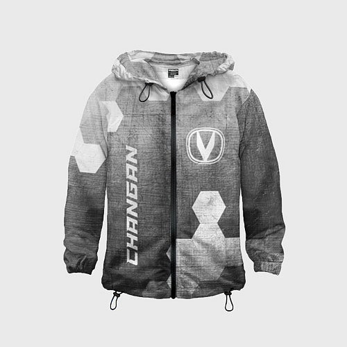Детская ветровка Changan - grey gradient вертикально / 3D-Черный – фото 1