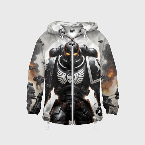 Детская ветровка Warhammer 40k космодесант / 3D-Белый – фото 1