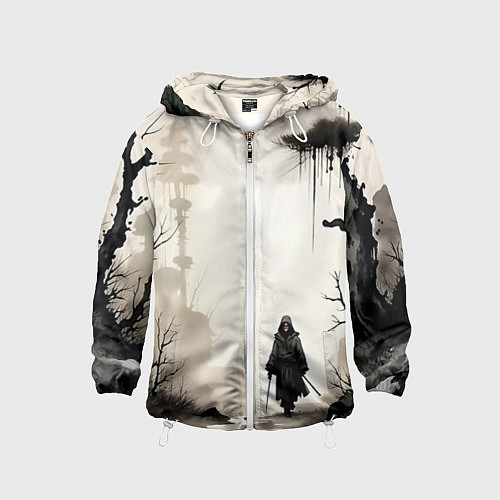 Детская ветровка Путник / 3D-Белый – фото 1