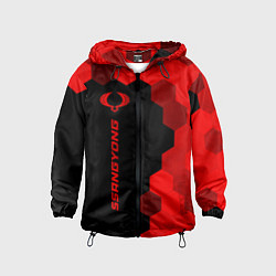 Детская ветровка SsangYong - red gradient по-вертикали