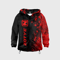 Детская ветровка Zotye - red gradient по-вертикали