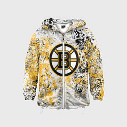 Ветровка с капюшоном детская Boston Bruins NHL white, цвет: 3D-белый