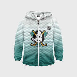 Детская ветровка Анахайм Дакс - зеленая геометрия