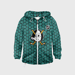 Детская ветровка Анахайм Дакс - зеленые соты