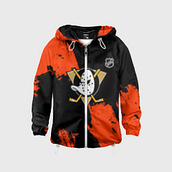 Детская ветровка Анахайм Дакс - оранжевая краска