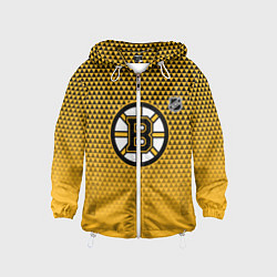 Детская ветровка Бостон Брюинз - паттерн треугольников