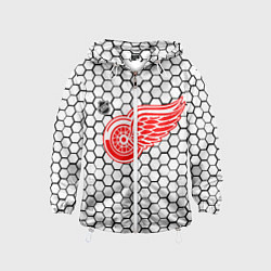 Детская ветровка Детройт Ред Уингз - белые соты