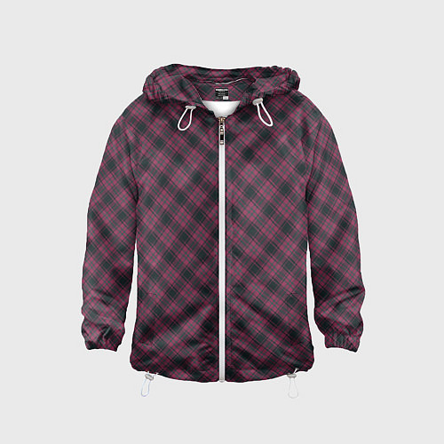 Детская ветровка Tartan / 3D-Белый – фото 1