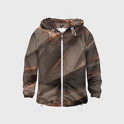 Детская ветровка Кофейная объемная текстура