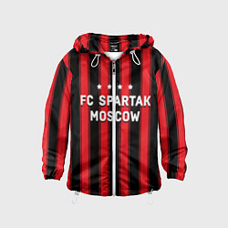 Ветровка с капюшоном детская FC Spartak Moscow 1922, цвет: 3D-белый
