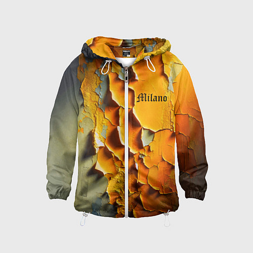 Детская ветровка Peeling plaster - Milano / 3D-Белый – фото 1