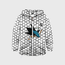 Детская ветровка Сан Хосе Шаркс - белые плиты