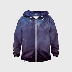 Ветровка с капюшоном детская Flawless Space, цвет: 3D-белый