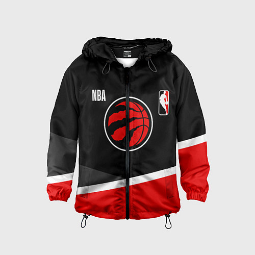 Детская ветровка Toronto Raptors - basketball / 3D-Черный – фото 1