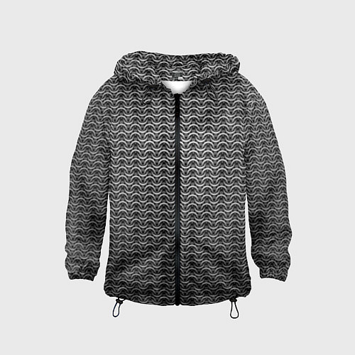 Детская ветровка Стальная кольчуга воинов / 3D-Черный – фото 1