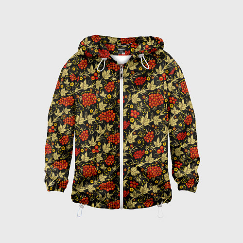Детская ветровка Традиционный русский узор / 3D-Белый – фото 1
