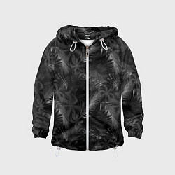 Детская ветровка Palm black and white