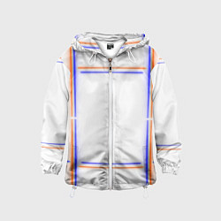 Детская ветровка Neon white orange light blue