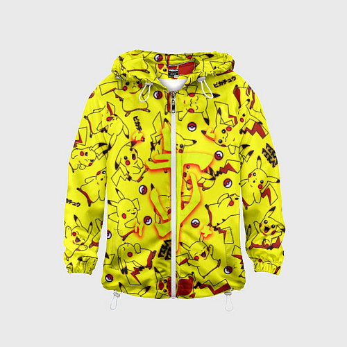 Детская ветровка Doom x pokemon / 3D-Белый – фото 1