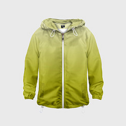 Детская ветровка Градиент лаймовый