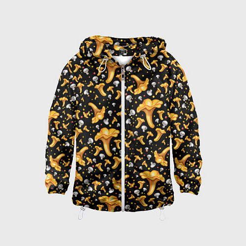 Детская ветровка Грибной дождик / 3D-Белый – фото 1