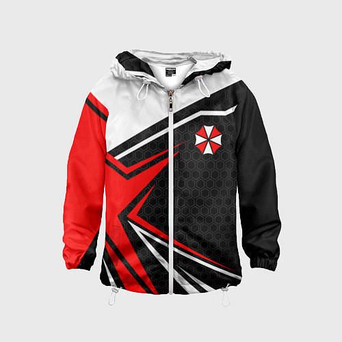 Детская ветровка Umbrella - red uniform / 3D-Белый – фото 1