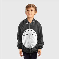 Ветровка с капюшоном детская Тоторо живот, цвет: 3D-белый — фото 2