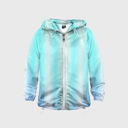 Детская ветровка Neon white blue lines