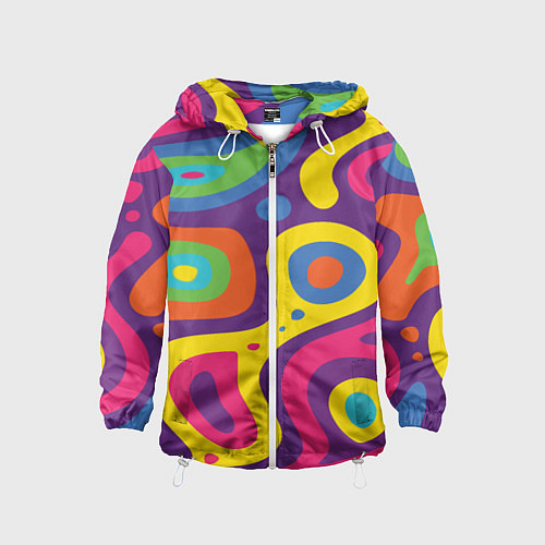 Детская ветровка Abstract tac / 3D-Белый – фото 1
