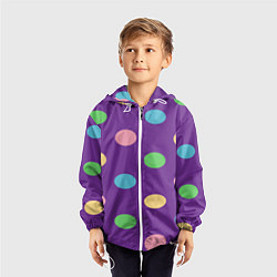 Ветровка с капюшоном детская Radius color, цвет: 3D-белый — фото 2