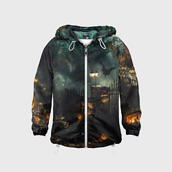 Детская ветровка Ночь тыкв и теней