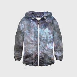 Детская ветровка Абстракция - gray-blue hurricane