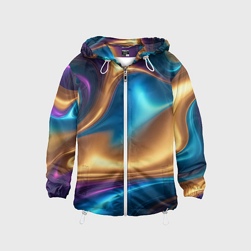 Детская ветровка Сплавы разноцветные / 3D-Белый – фото 1