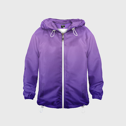 Детская ветровка The color is purple / 3D-Белый – фото 1