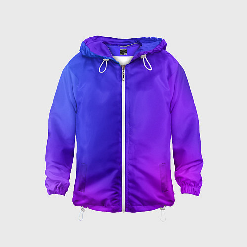 Детская ветровка Color multicolored gradient / 3D-Белый – фото 1