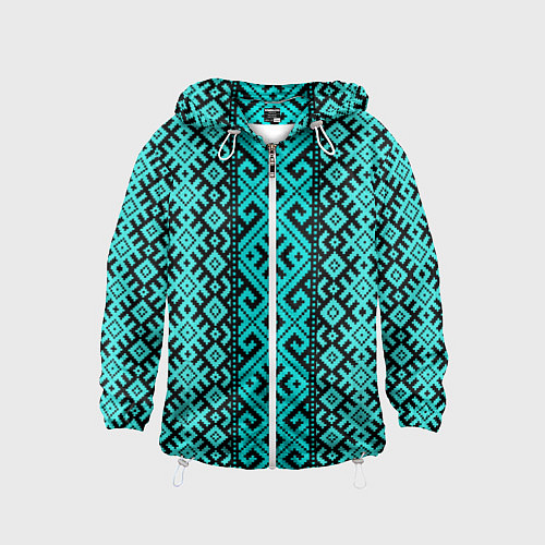 Детская ветровка Орнамент славянский / 3D-Белый – фото 1