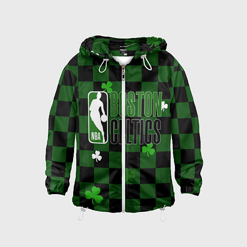 Детская ветровка NBA Boston Celtics / 3D-Белый – фото 1